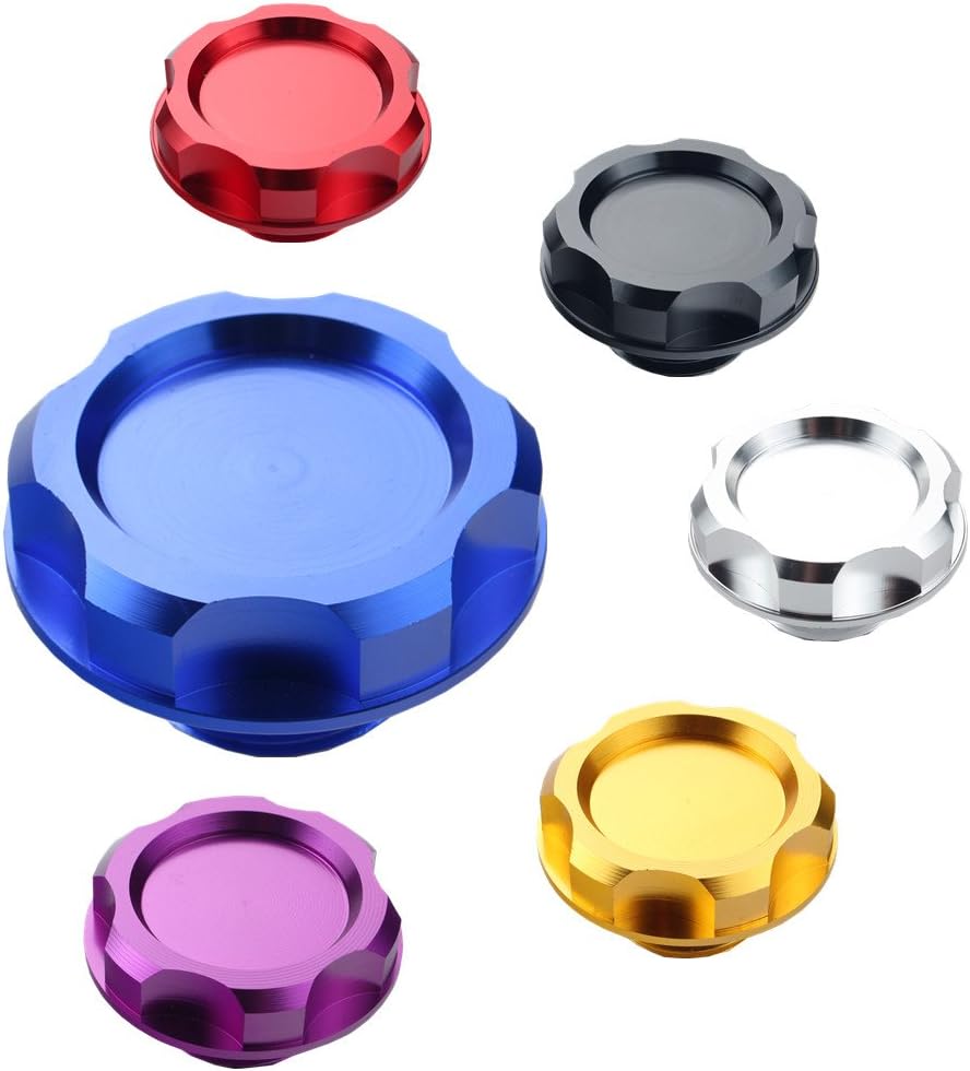 Tapa Billet para tanque de llenado de combustible, aceite para motor – Cubierta para Honda Acura Civic TL, Rojo