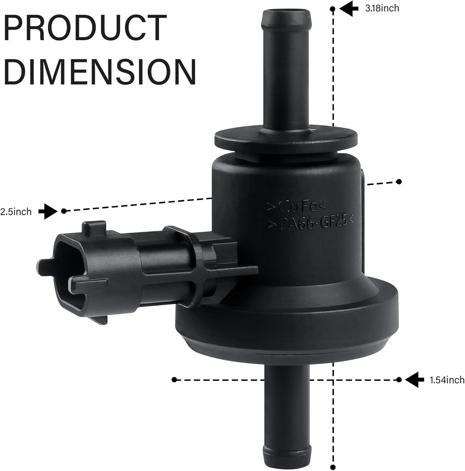 Solenoide de válvula de purga de bote de vapor para automóvil, solenoide de válvula de purga Evap compatible con Hyundai Kia, válvulas de purga de