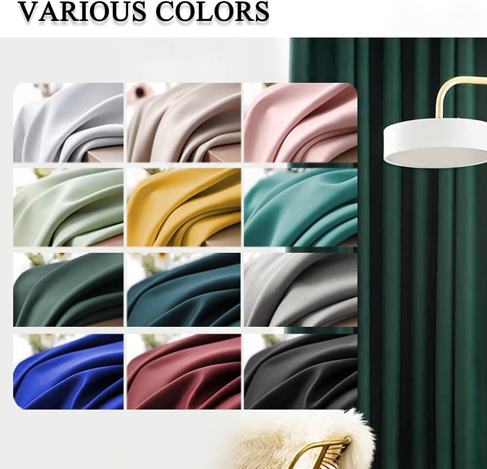 KEQIAOSUOCAI Cortinas opacas para dormitorio, sala