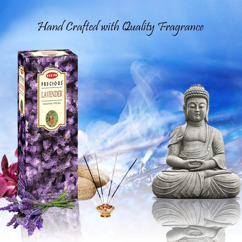 HEM Varitas de incienso de lavanda de 3.53 oz, paquete de 2 (200 GRAMOs)