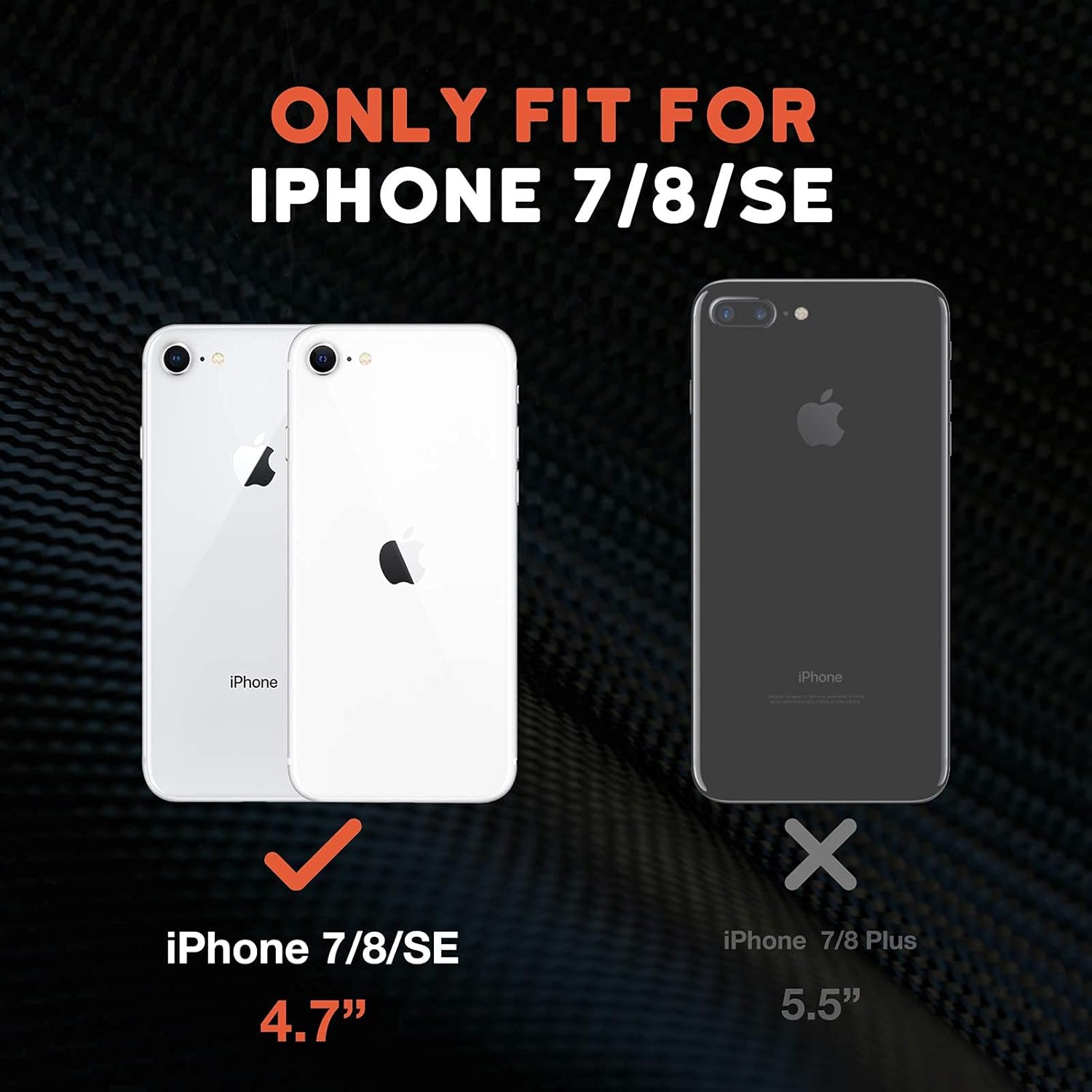 NTG – funda para iPhone SE, parte protectora trasera rígida, translúcida, delgada con funda protectora de silicona