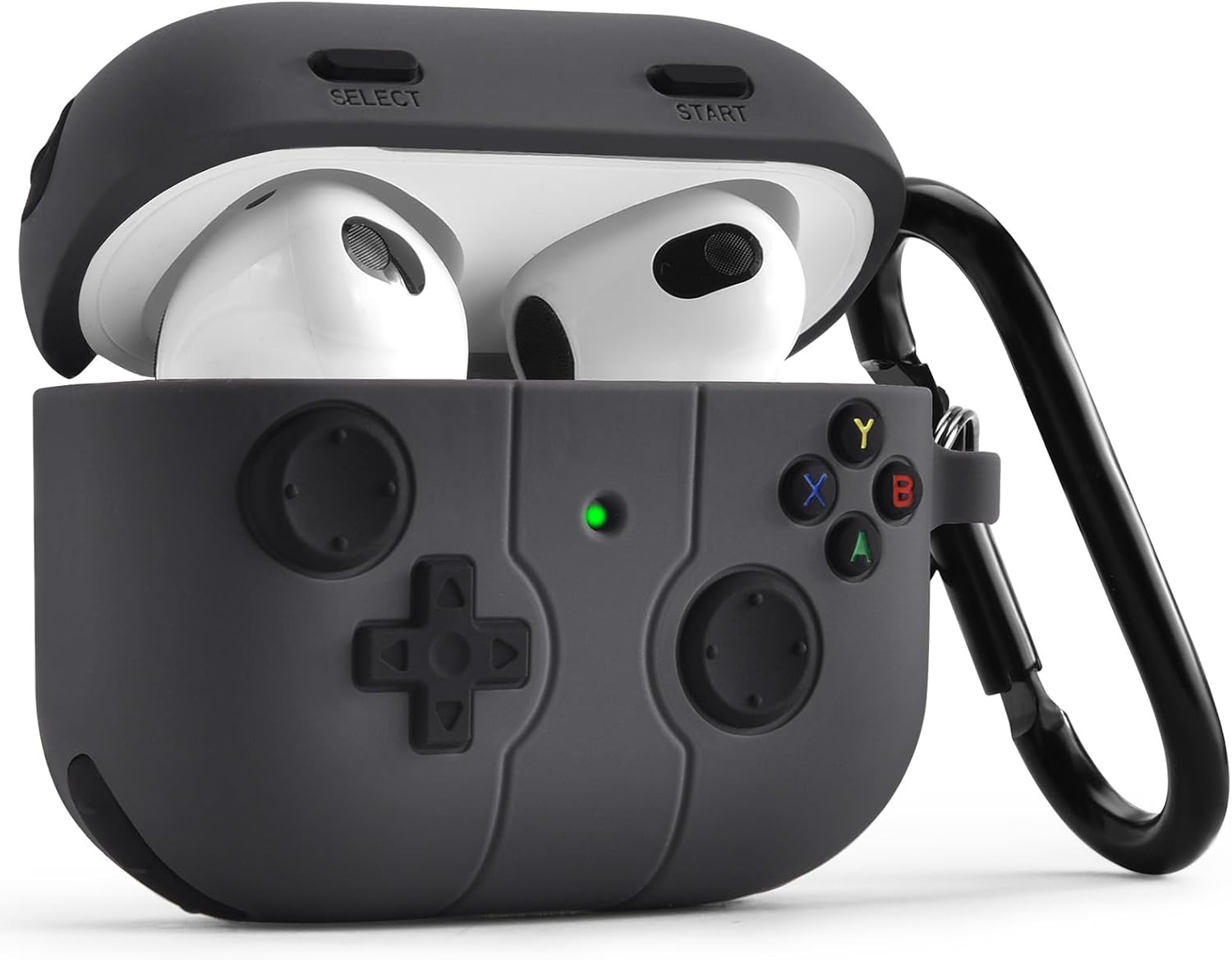 KOREDA Funda compatible con AirPods 3 2021 de 3 generación, funda de diseño de jugador de juegos para AirPod 3, divertida funda protectora de