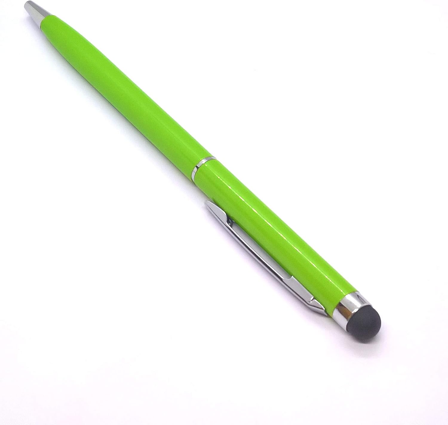 Paquete de 2 lápices táctiles universales 2 en 1 para dispositivos Android, teléfono móvil, teléfono celular, tableta, iPad, iPhone (azul y verde)