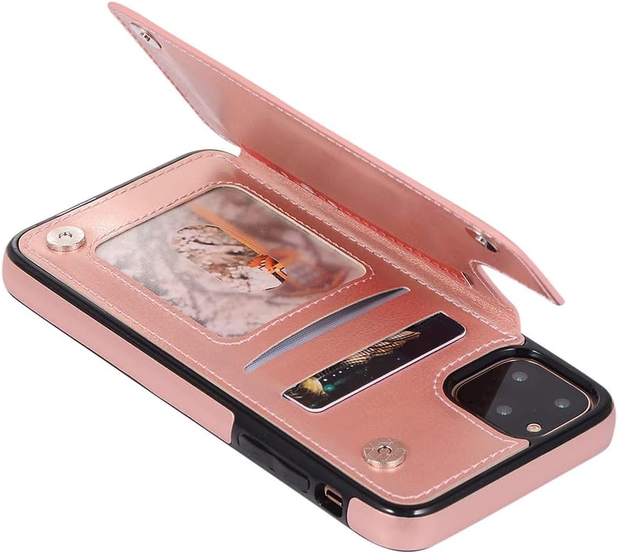 BOSTEPY Funda personalizada para iPhone 16 15 14 13 12 Pro Max 11 Mini Xr Xs X 7 8 Plus SE 2020 2022 6s 6, piel sintética suave, cartera magnética