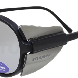 TITUS G35 Retro Aviator Z87 – Gafas de sol con protección para los ojos con escudo lateral para motocicleta para disparos DOT ANSI CE aprobadas TITUS G35 Retro Aviator Z87 – Gafas de sol con protección para los ojos con escudo lateral para motocicleta para disparos DOT ANSI CE aprobadas