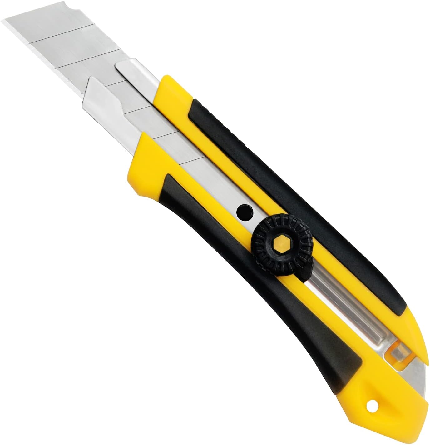 MANUFORE Cuchillo utilitario de 0.984 in Cuchillo retráctil resistente a presión con hoja ultra afilada de acero SK5