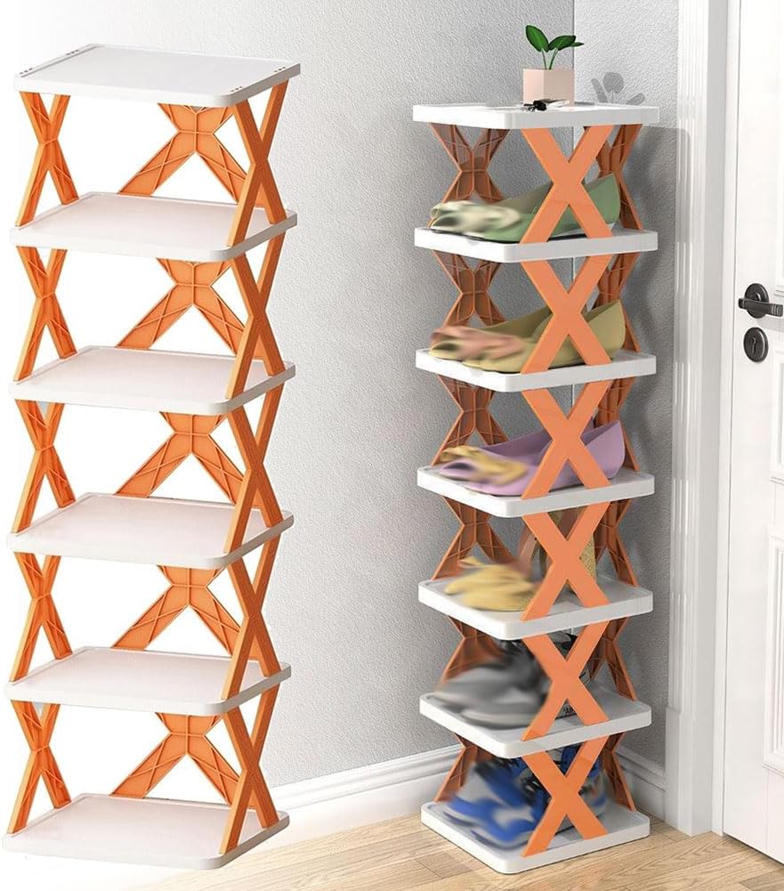 Organizador de zapatos de múltiples capas, torre de zapateros de varios niveles, organizador desmontable de múltiples capas, estante creativo de