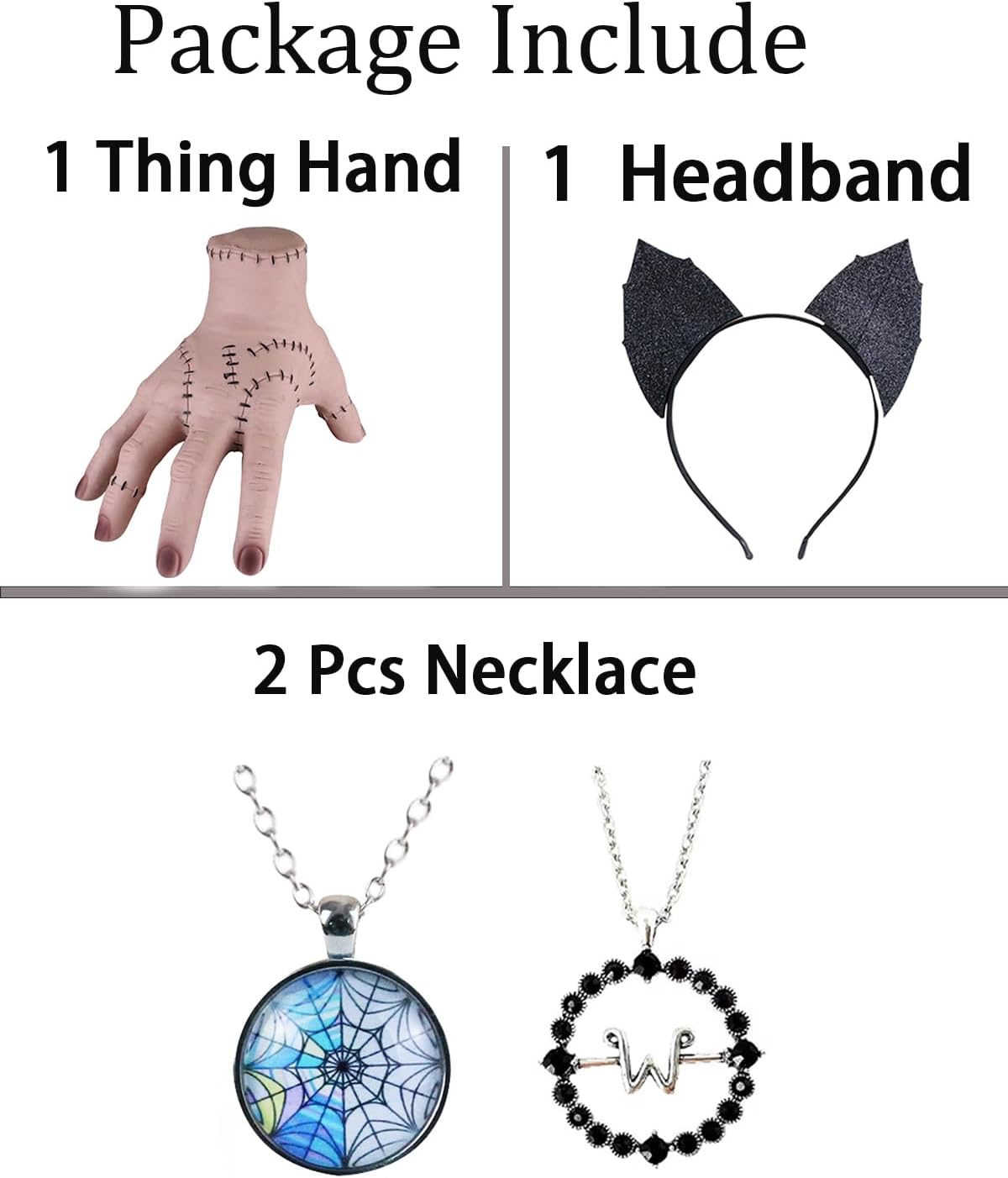 Wednesday Addams Thing Hand por Addams Family Scary Props Decoraciones para fiesta de Halloween