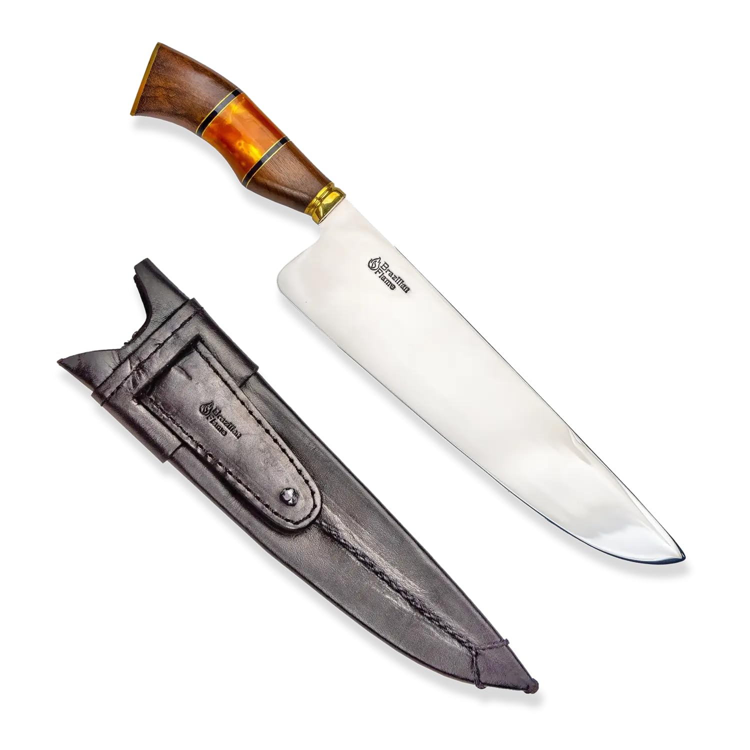 Brazilian Flame Cuchillo de chef – Picanha Blue 10″