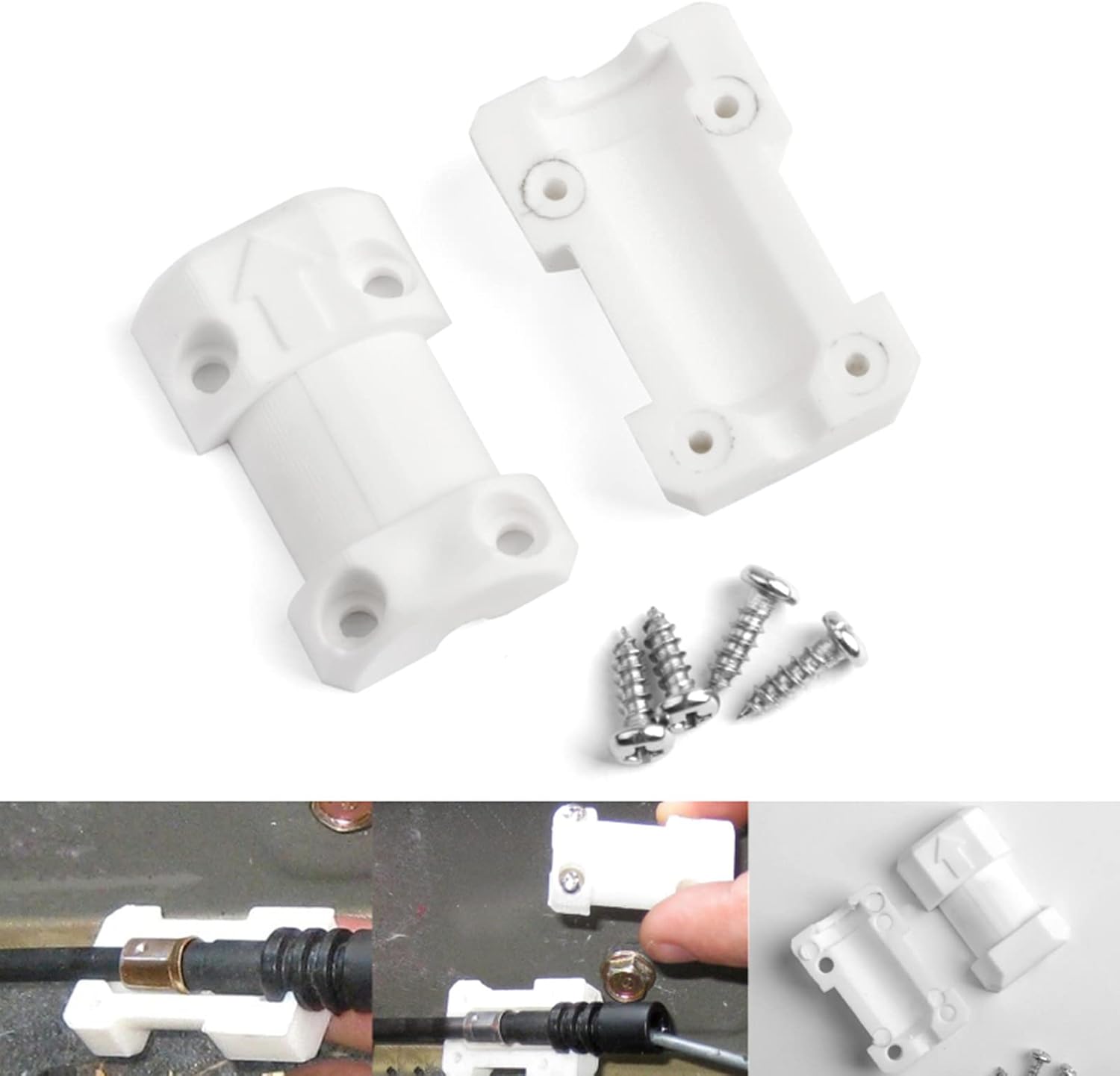 Kit de reparación de liberación de puerta de combustible para Civic 2001-2005 Blanco