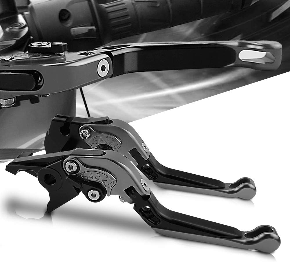 Palancas de embrague de freno extensibles plegables ajustables CNC para SUZUKI GSX-R 600 1997-2003 GSX-R 750 1996-2003 GSX-R 1000 2001-2004