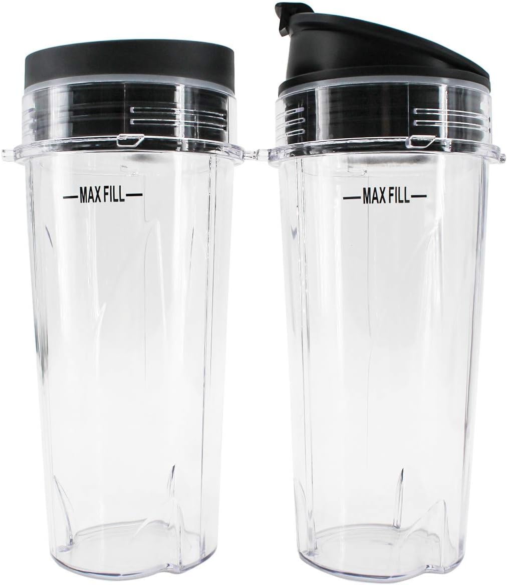 Juego de tazas individuales de 16 onzas para licuadora profesional BL770 BL780 BL660 (paquete de 2)