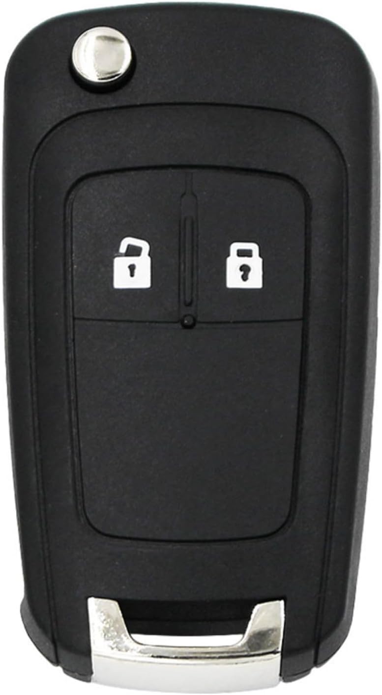 Fundas para llavero de coche para Chevrolet Cruze Epica Lova Camaro Impala, carcasa de llave de coche sin cortar HU100, original 2 botones