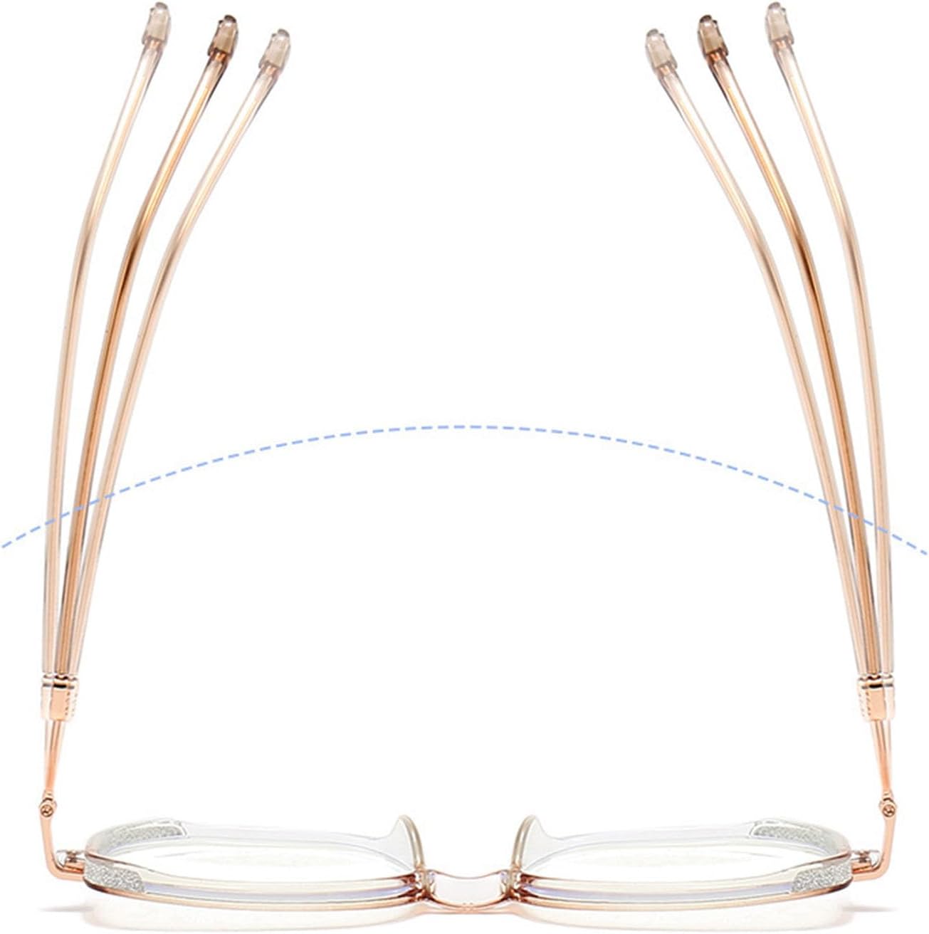 Glassesify – Gafas de lectura portátiles para mujer, antiluz azul, lentes de lectura ultra ligeras, grandes fram multifocales