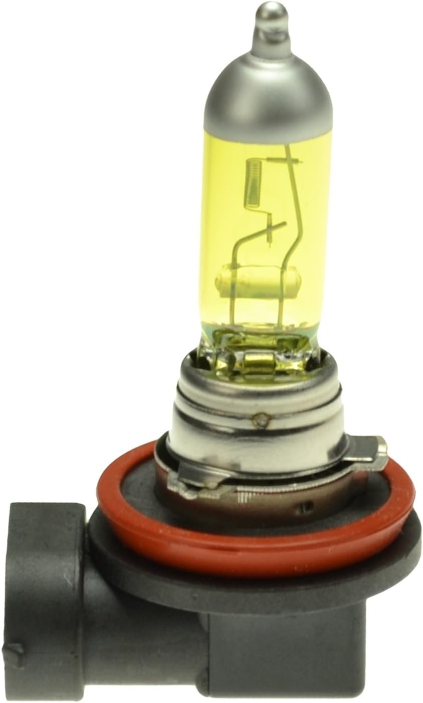 HELLA H71071072 Optilux XY Series H8 Bombillas halógenas amarillas de xenón, 12 V, 35 W, paquete de 2