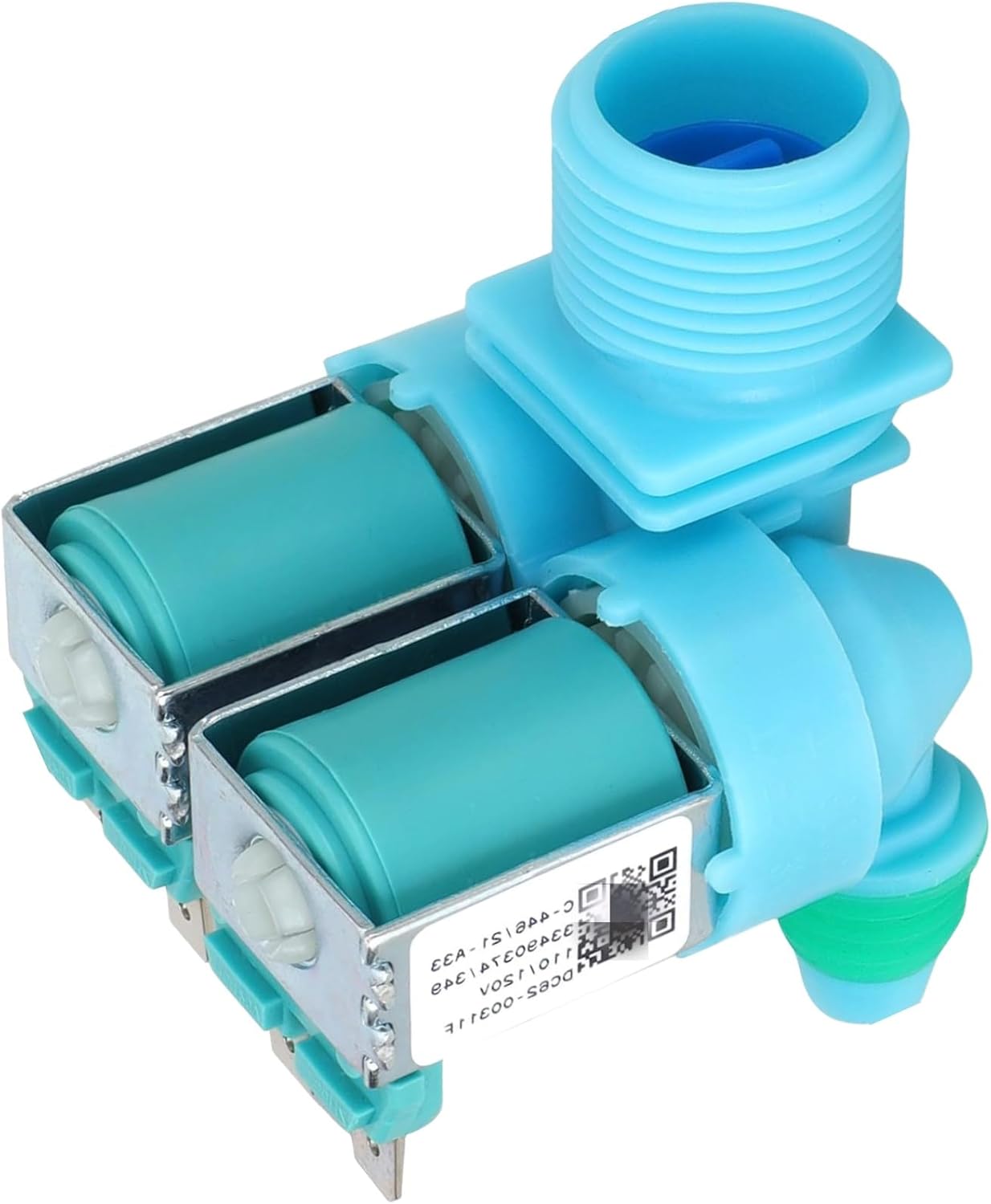 DC62-00311F Válvula de entrada de agua compatible con lavadora Samsung, reemplaza los recambios de la válvula electromagnética WA40J3000AW,