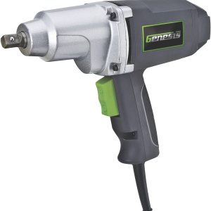 Genesis GIW3075K – Kit de llave de impacto de 7.5 amperios y 12 pulgada con pasador de retención, yunque de accionamiento cuadrado, 4 enchufes y Genesis GIW3075K – Kit de llave de impacto de 7.5 amperios y 12 pulgada con pasador de retención, yunque de accionamiento cuadrado, 4 enchufes y