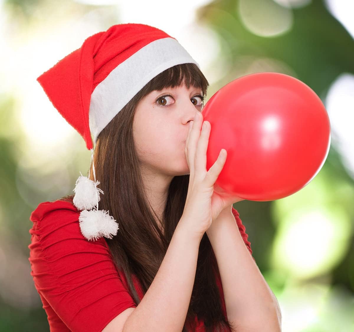 Kit de guirnalda de globos de bastón de caramelo de Navidad de 115 piezas para decoraciones de Navidad, globos de látex blanco y rojo con bastón de