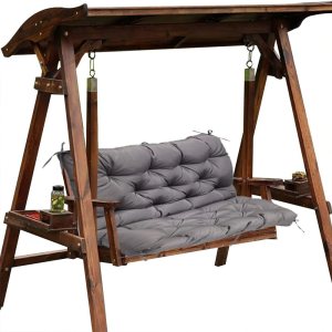GPPSUNGD Cojines de repuesto para columpio con respaldo, cojín de banco impermeable para exteriores, 2-3 plazas, para muebles de jardín y patio (60 GPPSUNGD Cojines de repuesto para columpio con respaldo, cojín de banco impermeable para exteriores, 2-3 plazas, para muebles de jardín y patio (60