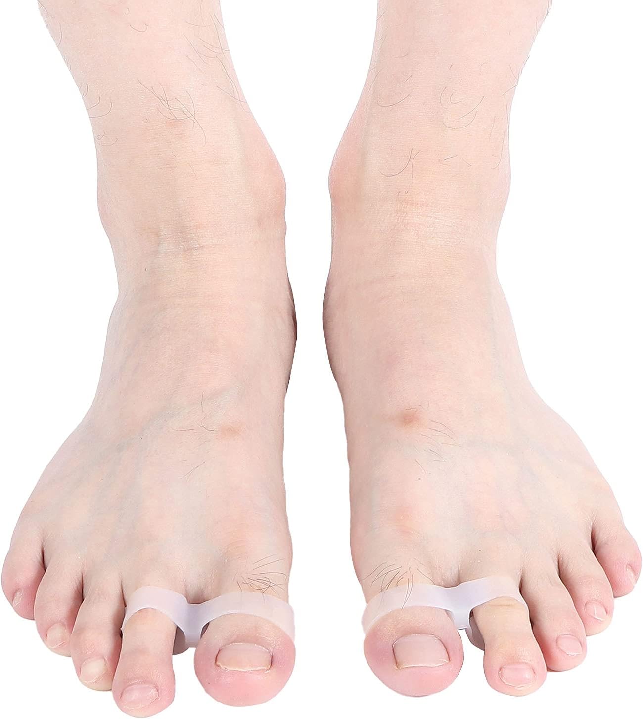 2 piezas de anillos magnéticos para dedos de los pies, de silicona, para masaje de pies, metabolismo, herramienta magnética de masaje de pies,