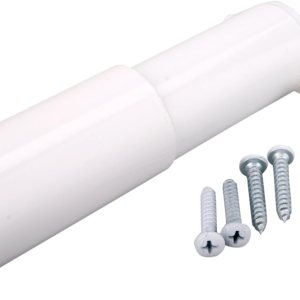 KNAPE & VOGT PB22-72120WT RP-0021-72120 – Barra de armario ajustable, 72 a 120 pulgadas, color blanco KNAPE & VOGT PB22-72120WT RP-0021-72120 – Barra de armario ajustable, 72 a 120 pulgadas, color blanco