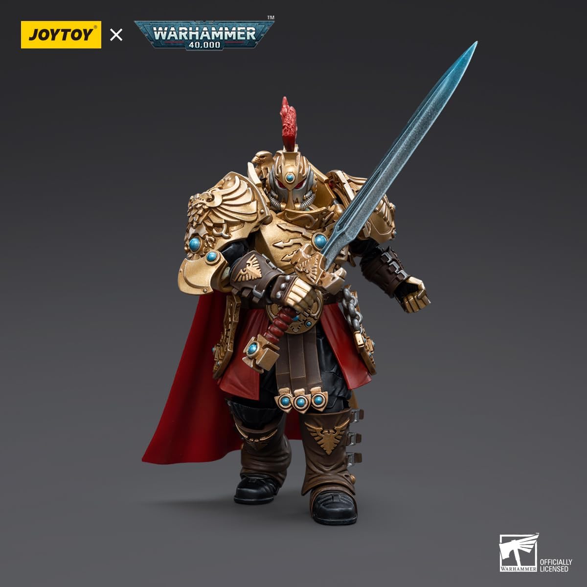 JOYTOY Warhammer 40k Adeptus Custodes Blade Champion Figura de acción coleccionable a escala 118