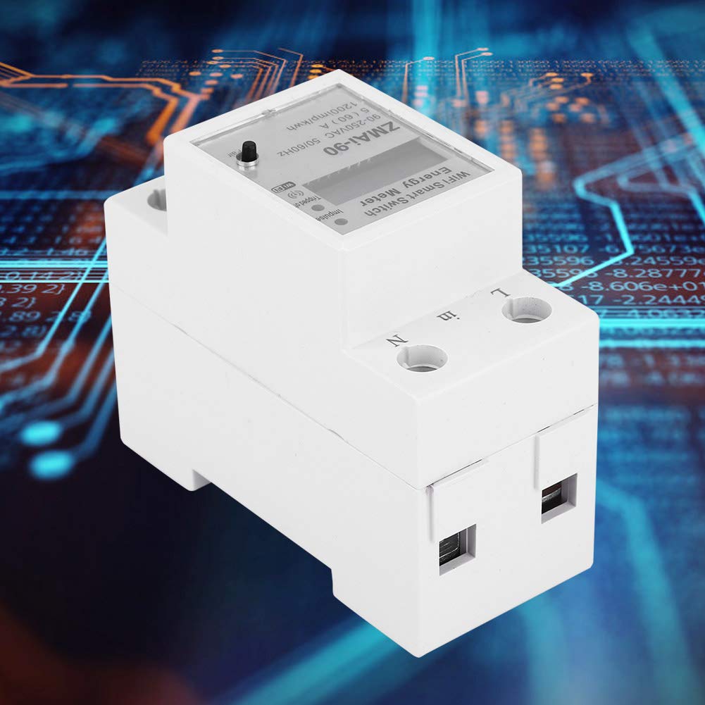 Probadores de voltaje, Medidor de Energía ZMAi-90, Probador de circuito electrónico de alambre KWh Control remoto LCD Interruptor de medición