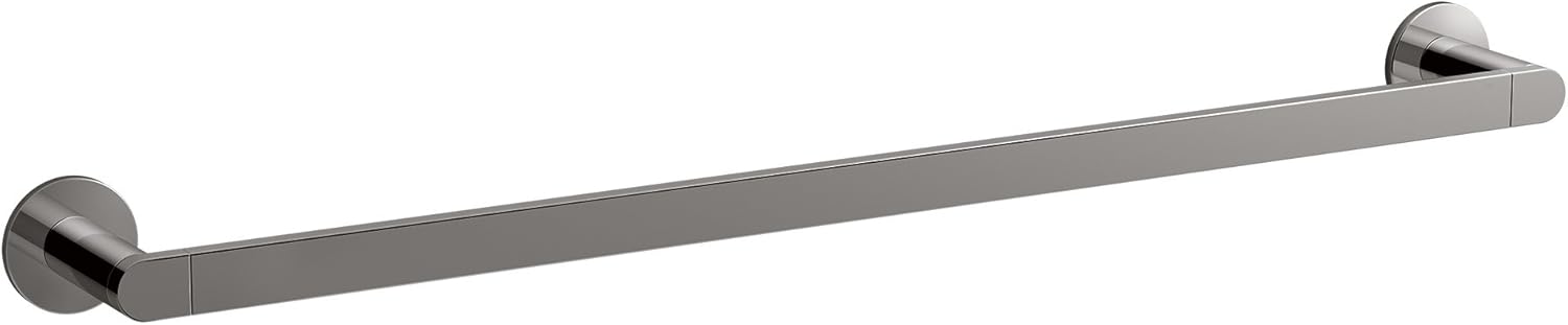 KOHLER K-73142-TT – Toallero de baño compuesto de 24 pulgadas, titanio