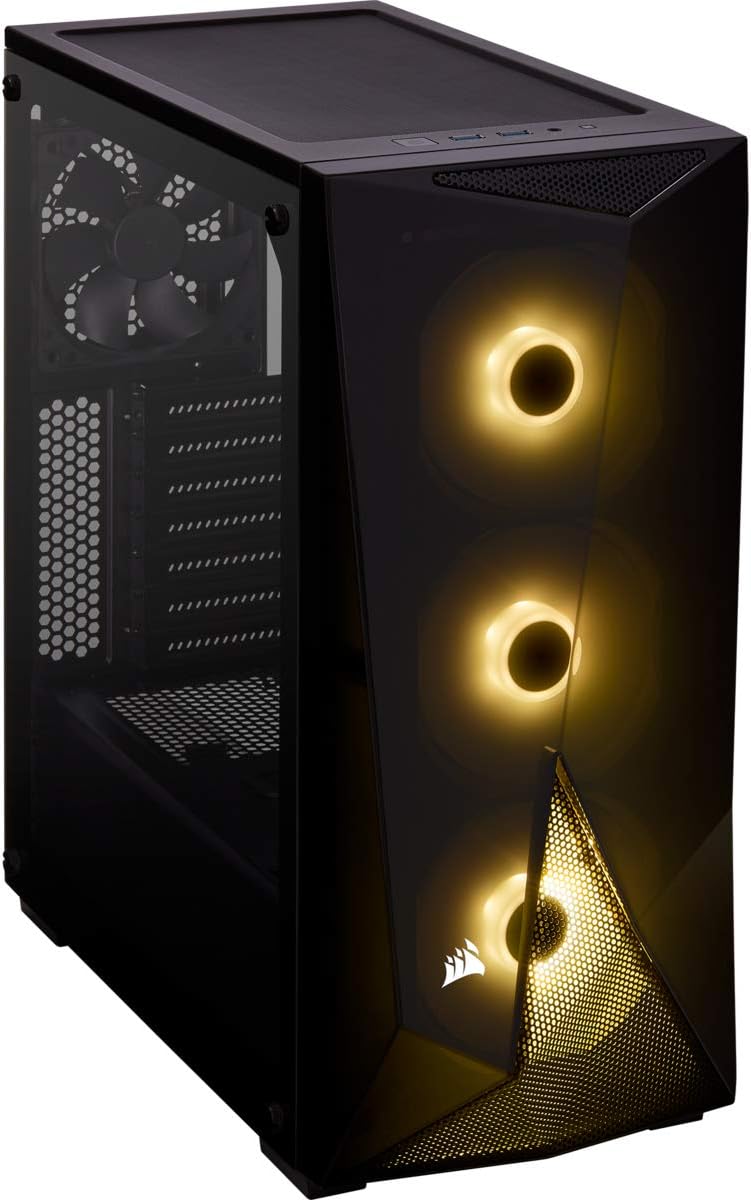 Corsair Carbide Series SPEC-DELTA RGB Mid-Tower ATX Estuche para juegos, vidrio templado