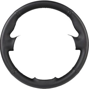 Hand-Stitched Black Leather Car Steering Wheel Cover, for Kia Ceed Cee’d 2012-2017 for Cerato 2013-2017 DIY Breathable Steering Wheel Covers Hand-Stitched Black Leather Car Steering Wheel Cover, for Kia Ceed Cee’d 2012-2017 for Cerato 2013-2017 DIY Breathable Steering Wheel Covers