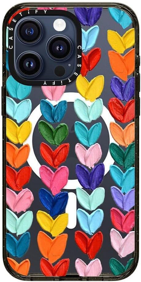 CASETiFY Impact – Funda para iPhone 15 Pro Max 4 veces probada contra caídas de grado militar, protección contra caídas de 8.2 pies, compatible con