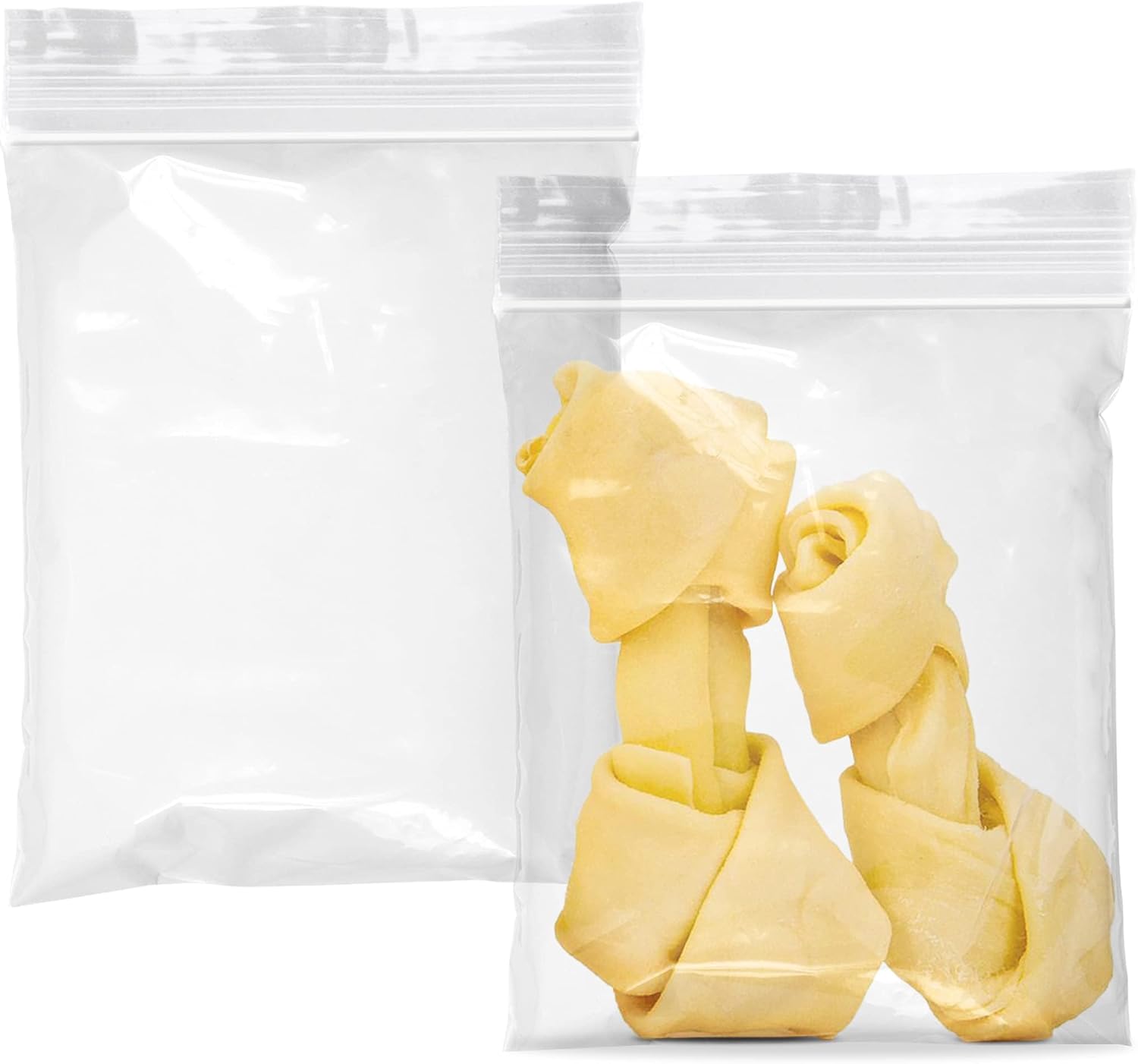 APQ – Bolsas de plástico para joyería para embalaje de 5 x 6 pulgadas, bolsas de plástico con cremallera para embalaje con sellado, paquete de 100