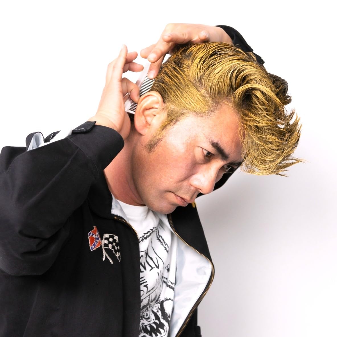 From Japan EMAJINY Sax gold S46 Temporary Hair Kolor Art Wax Sin perfume