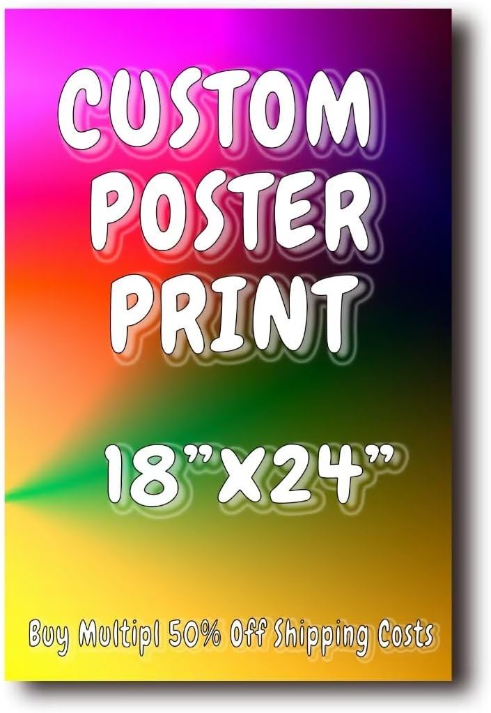 Impresiones de póster personalizadas, póster de fotos personalizadas, arte de pared con tus fotos cargadas, 18 x 24 pulgadas