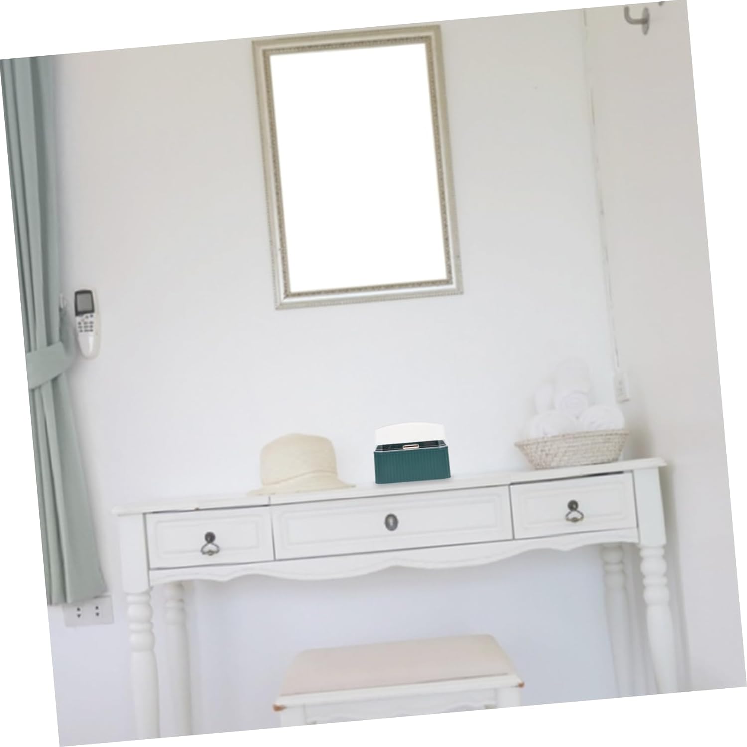 FRCOLOR Caja de almacenamiento de cosméticos de 2 piezas, soportes para estantes, soporte para brochas, organizador de maquillaje, soporte de