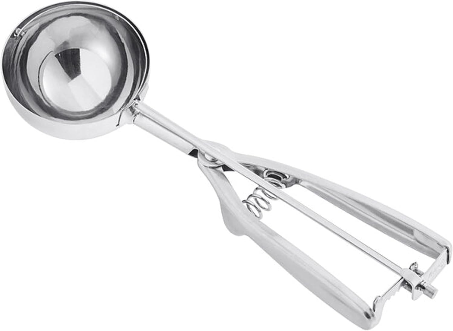 -Cuchara de porción de 1-14 oz N 30 con mango de doble agarre de acero inoxidable – Cuchara de helado para hornear cucharas de galletas para control
