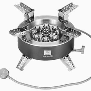 Bulin AirOka B18 Puls 23800W Aleación Portátil Picnic Camping Estufa a prueba de viento Diseño Quemador de cocina de gas con encendido Bulin AirOka B18 Puls 23800W Aleación Portátil Picnic Camping Estufa a prueba de viento Diseño Quemador de cocina de gas con encendido