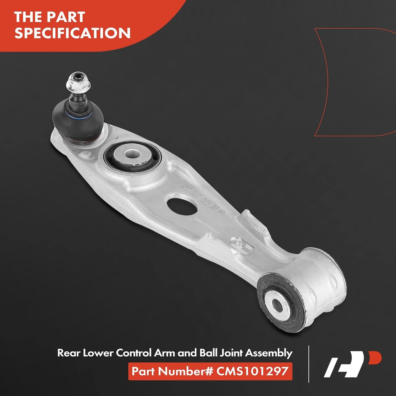 A-Premium Brazo de control inferior delantero y trasero, con rótula y buje, compatible con Porsche 911 1999-2013, Boxster 1997-2012, Cayman 2006-2012