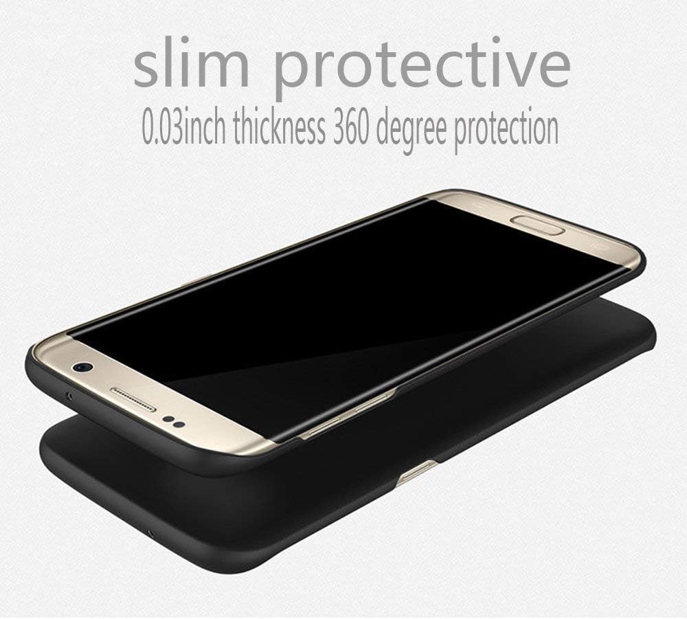 Funda para Samsung Galaxy S7 Edge protección delgada protege de golpes, arañazos, caídas, marcas plástico de policarbonato de alta calidad cubierta