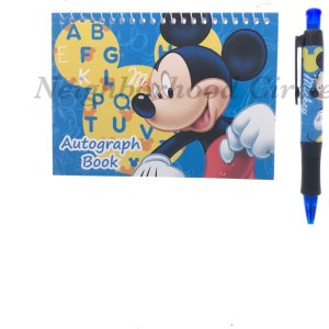 Libro de autógrafos de Mickey Mouse con bolígrafo (azul) Libro de autógrafos de Mickey Mouse con bolígrafo (azul)