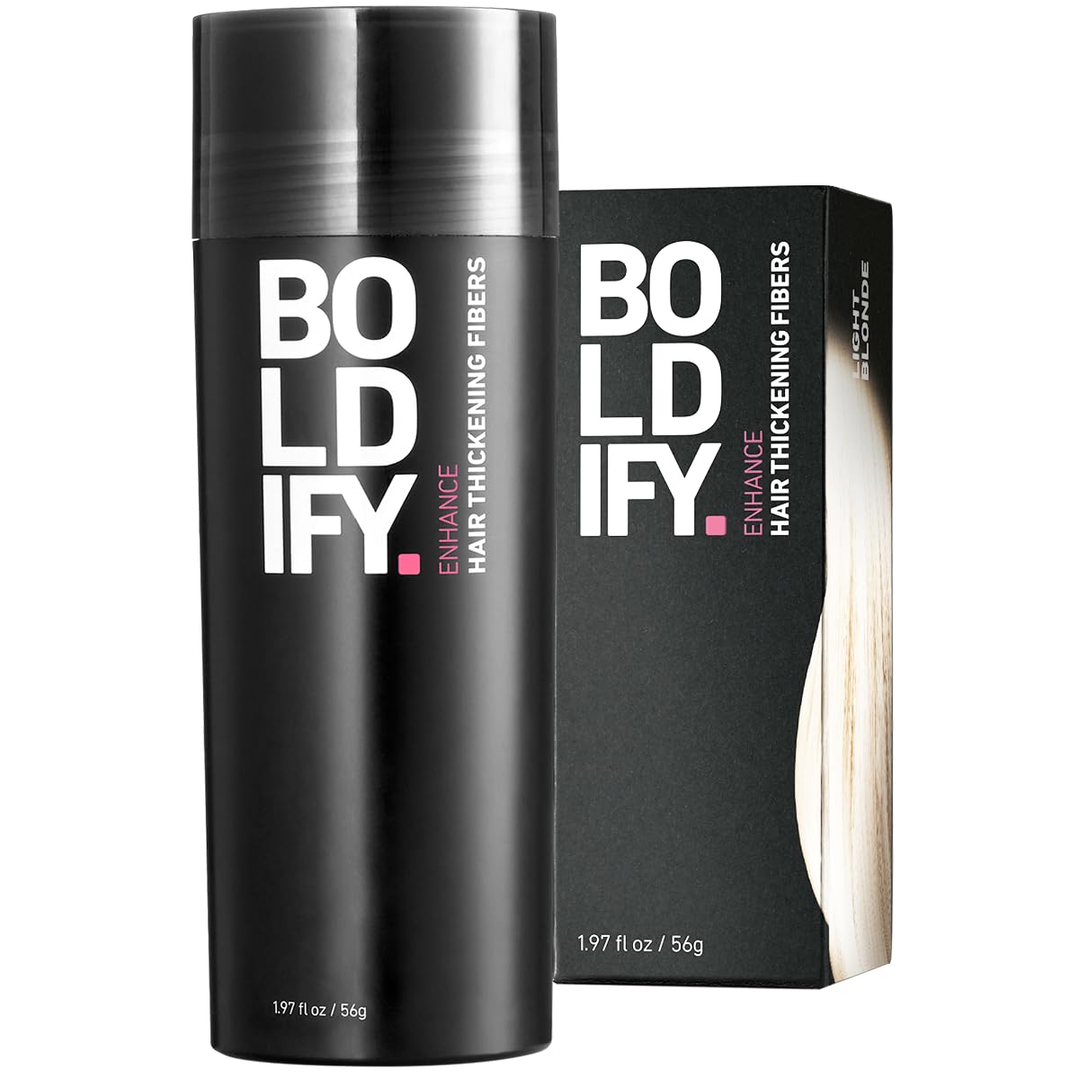 BOLDIFY – Fibras de pelo para el cabello fino (rubio claro), indetectables, botella de 2 onzas oculta completamente la pérdida de cabello en 15