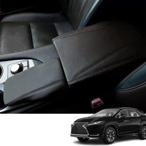 Accesorios interiores personalizados para Lexus RX 350 350L 450h 450hL 2015 2016-2022 cuero sintético consola central reposabrazos caja cubierta Accesorios interiores personalizados para Lexus RX 350 350L 450h 450hL 2015 2016-2022 cuero sintético consola central reposabrazos caja cubierta