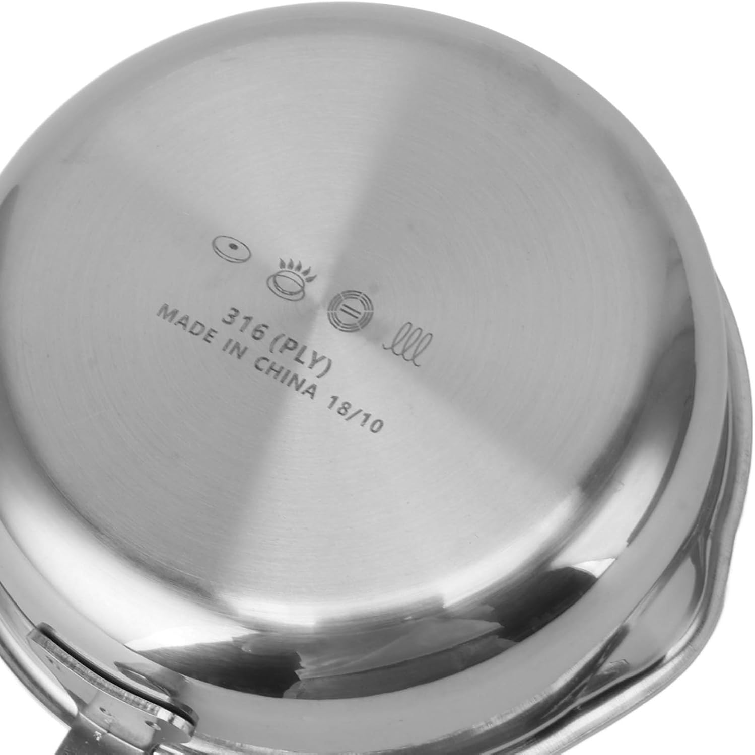 Syrisora Sartenes de acero inoxidable Pan de tortilla de acero inoxidable antiadherente para cocinar cocina