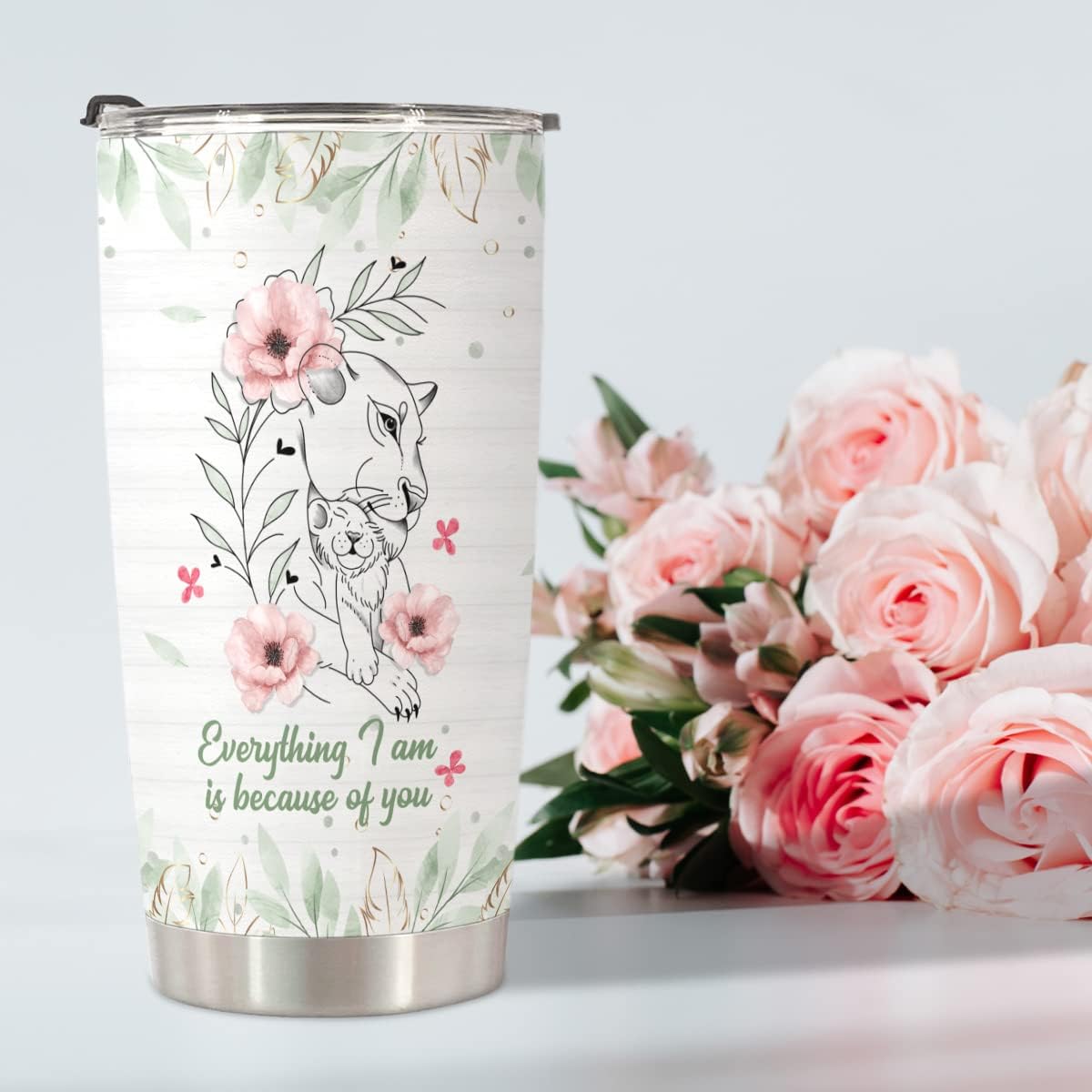 Vaso con pajitas para mamá  Regalos para mamá de hija  Regalos para mamá  Regalos de cumpleaños para mamá, regalos de Navidad para mamá de parte de