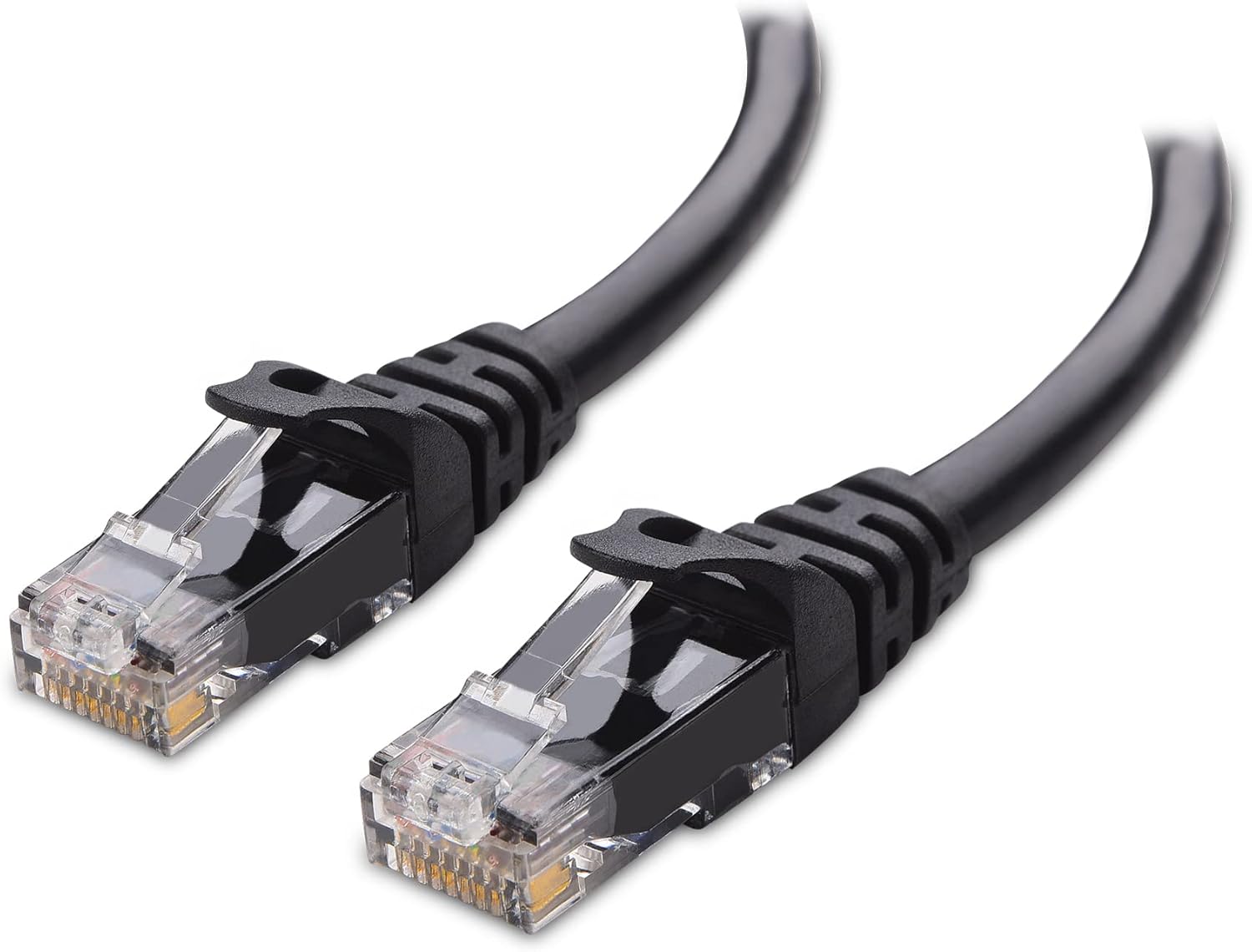 Cable Matters Cable Ethernet Snagless Cat 6 de 10 Gbps de 40 pies (cable Cat 6, cable Cat6, cable de Internet, cable de red) en negro