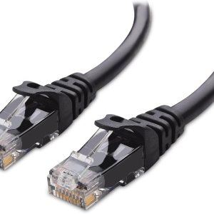 Cable Matters Cable Ethernet Snagless Cat 6 de 10 Gbps de 40 pies (cable Cat 6, cable Cat6, cable de Internet, cable de red) en negro Cable Matters Cable Ethernet Snagless Cat 6 de 10 Gbps de 40 pies (cable Cat 6, cable Cat6, cable de Internet, cable de red) en negro