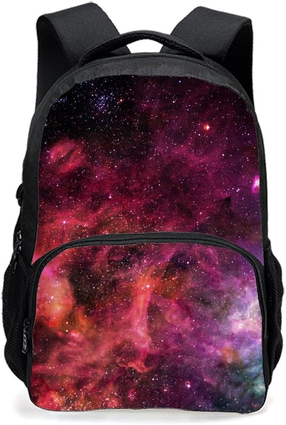 Mochila adolescente, Universe Space TrendyMax Galaxy Pattern Mochila linda para la escuela, Cielo estrellado 8, Computadora portátil