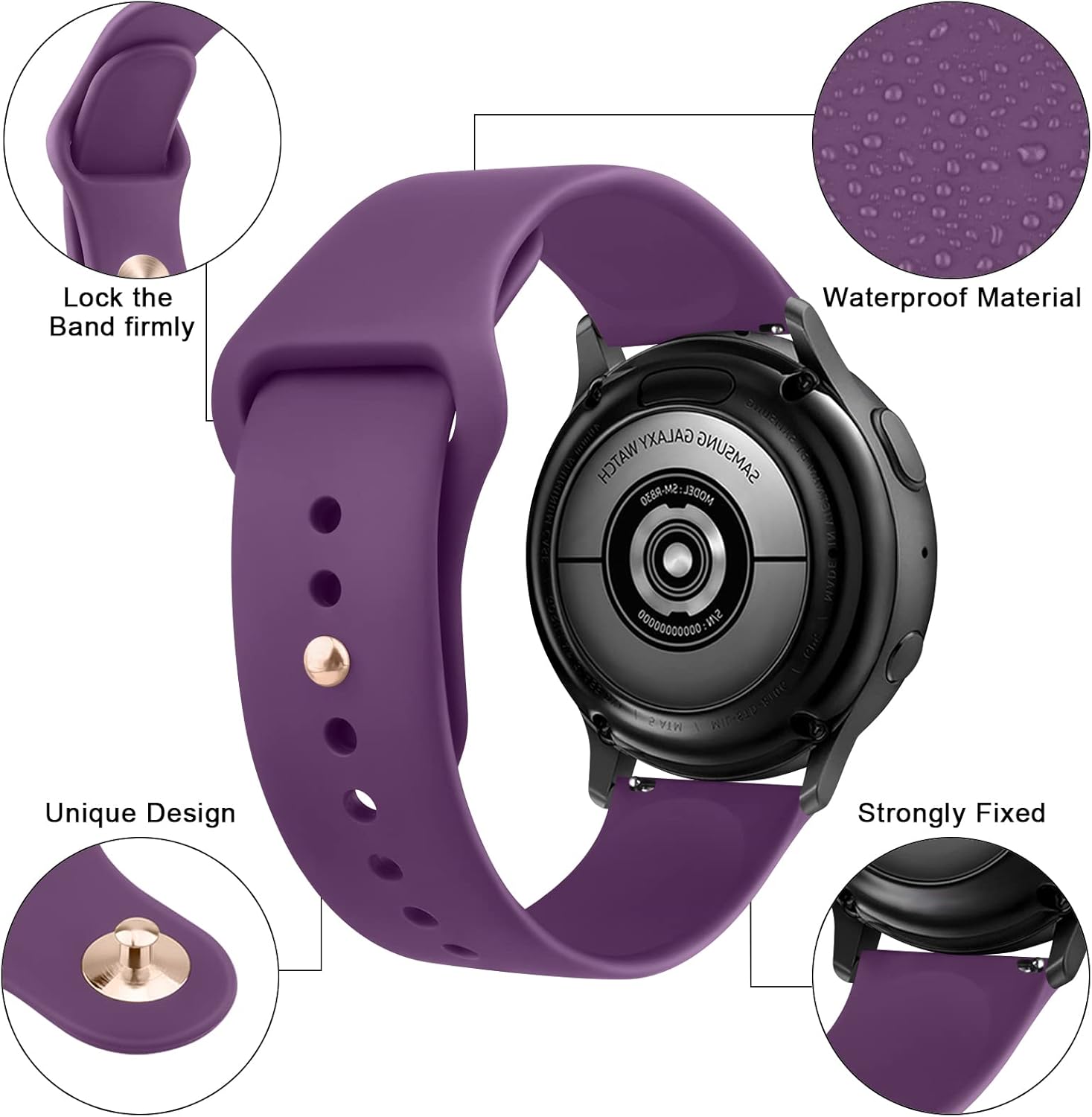 Bandas de silicona para Amazfit GTR mini, Amazfit GTS 4  GTS 4 Mini  GTS 3  GTS 2  GTS 2e  GTS 2 mini  GTS, correa de repuesto deportiva suave de