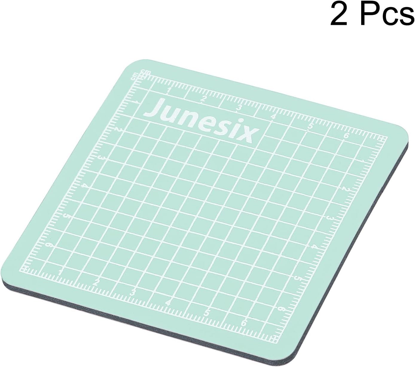 MECCANIXITY Alfombrillas de corte de 3.1 x 3.1 pulgadas, paquete de 2 alfombrillas giratorias de tela de doble cara, mini para aficionados,