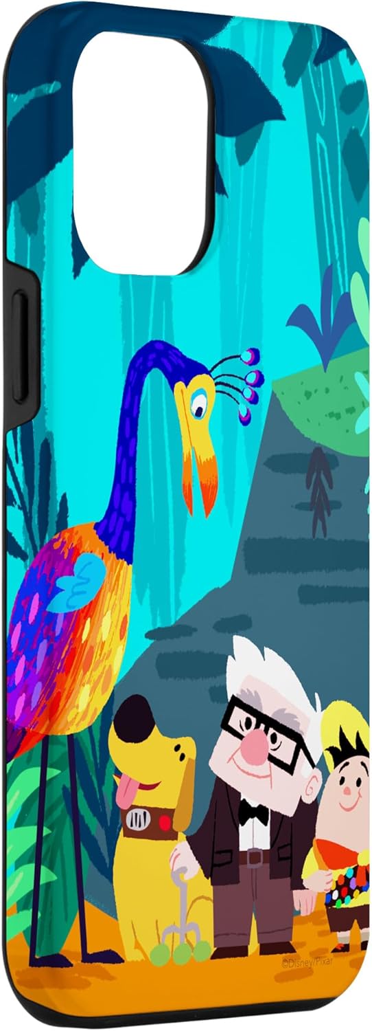Funda para iPhone 14 Pro Max de Disney y Pixar Carl Russell Dug Kevin Paradise Falls